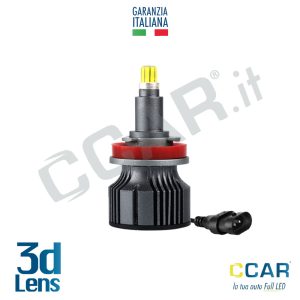 kit lampade luci fari led h8 h11 auto lampade fari lenticolari faro lenticolare 60 watt potenti centralina centraline canbus