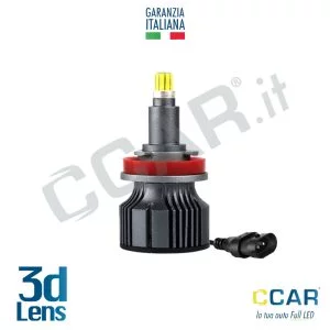 kit lampade luci fari led h8 h11 auto lampade fari lenticolari faro lenticolare 60 watt potenti centralina centraline canbus
