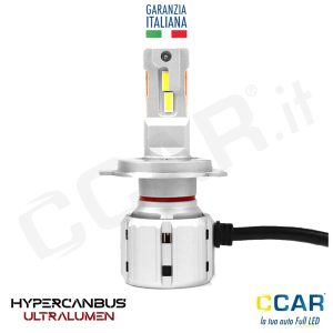 luci lampade led ccar hyper h4 canbus