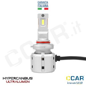 uci LAMPADE LED CCAR HB3 9005 FENDINEBBIS ABBAGLIANTI CANBUS