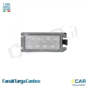 coppia kit fanali fanalini placchette plafoniere led canbus ccar jeep compass cherokee grand maserati levante no error