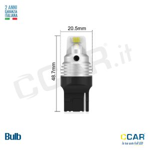 Lampade Led CCAR 7440C – T20 – 1 POLO CANBUS (coppia)