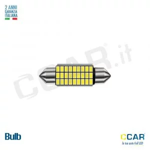 Lampade Led CCAR SILURO 36 MM CANBUS (coppia)