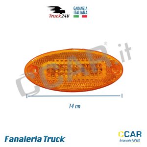 Luce LED arancio 12V 24V camion rimorchio truck camper