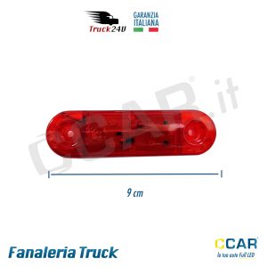 Luce LED rosso ingombro 12V 24V camion rimorchio truck camper