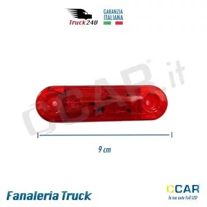 Luce LED rosso ingombro 12V 24V camion rimorchio truck camper