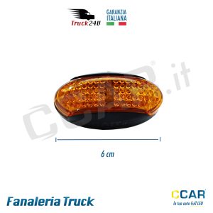 Luce posizione ingombro LED arancio 12V 24V camion rimorchio truck camper