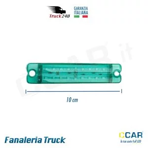 Luce ingombro verde LED camion truck camper