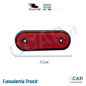 Luce ingombro 12V 24V rosso camion camper truck