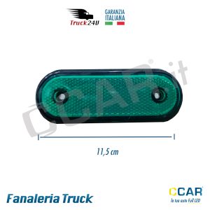 Luci ingombro verdi 12V 24V camion camoper truck rimorchio