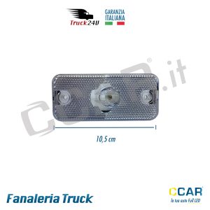 Luce stazionemento posizione ingombro LED bianco 12V 24V camion truck rimorchio camper caravan