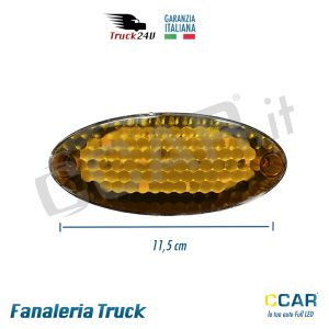 Luce ingombro arancio LED 12V 24V camion truck rimorchio camper