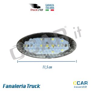 Luce ingombro di posizione LED bianco posteriori laterali 12V 24V camion rimorchio truck camper
