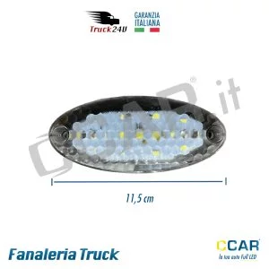 Luce ingombro di posizione LED bianco posteriori laterali 12V 24V camion rimorchio truck camper