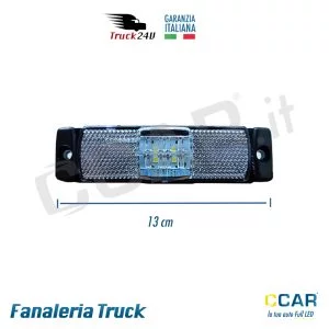 Luci ingombro LED bianco 12V 24V rimorchio