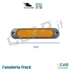 Luce LED ingombro di posizione camion truck camper rmorchio 12V 24V arancio