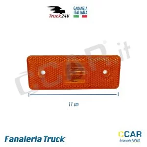 Luce ingombro posizione stazionamento arancio LED camion truck rimorchio laterale 12V 24V