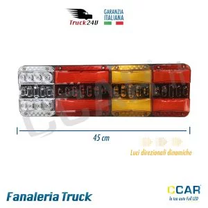 Fanale stop posizione retromarcia freccia truck camion camper