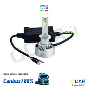 Fari LED Iveco Stralis H1 24V Hyper Canbus CCAR Kit LED H7 24V camion truck Lampade LED h7 Iveco stralis