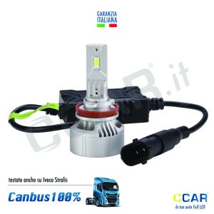 Kit LED Iveco Stralis H8 24V Hyper Canbus CCAR Fari LED H8 iveco camion truck Lampade LED H8 stralis camion truck