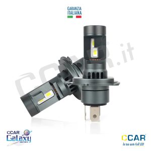 Lampade LED fari h4 h19 galaxy ccar ultralumen auto moto luci led h4 ultralumen super white auto moto