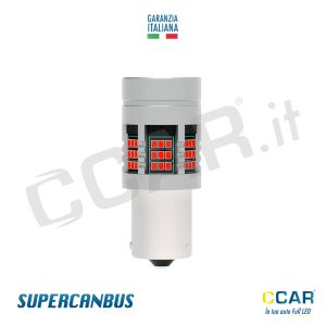 led 21W 1156 1 polo super canbus Luce posizione luci posizioni rosso rossa