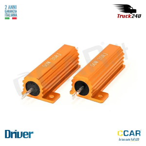 driver resistneze spegnispia truck camion 24v 50w 50 watt 35 Ohm