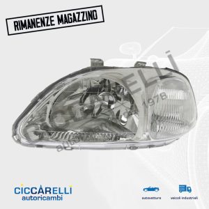 fanale anteriore honda civic 1995 1996 1997 1998 1999 2000 2001 sx sn sinistro depo 217-1120L-LD nuovo compatibile IV