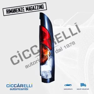 Fanale posteriore Kangoo 2 porte ds dx destro 1997 1998 1999 2000 2001 2002 2003 compatibile nuovo 551-1959R-LD-UE