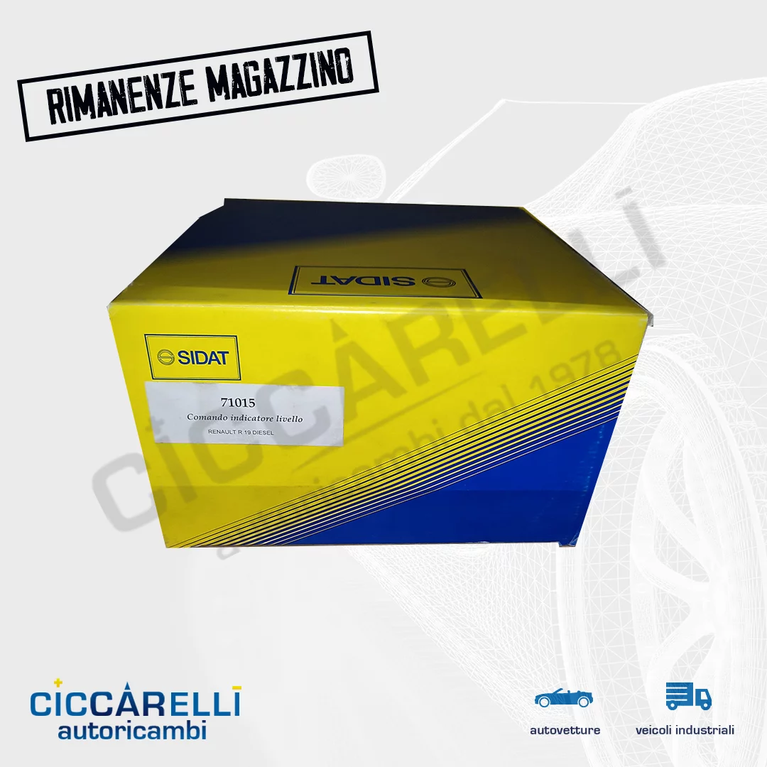 Galleggiante sensore cestello carburante sidat 71015 nuovo orginale renault 19 diesel