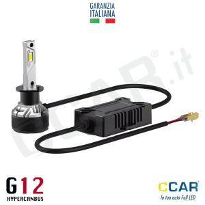 ccar lampade led kit canbus hypercanbus pro forti potenti 12v h1 abbaglianti punto 500 fit bravo
