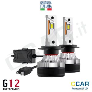 kit led lampade lampadine h7 potente con centralina no error no_error spegnispia ultralumen ccar