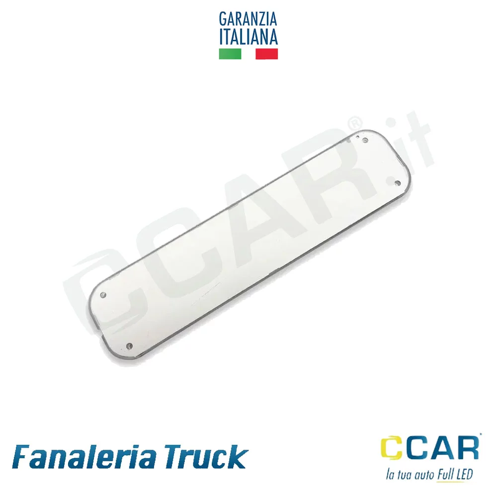 luce plafoniera interna abitacolo universale per camion, camper, caravan barca motoscafo led 12v 24v volt volts ccar garanzia italiana bianco bianca white