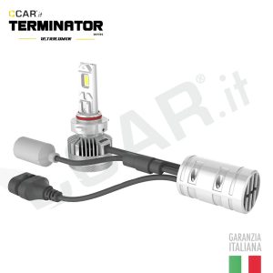 kit led luci luce lampade lampadine faro fari abbagliante hir2 9012 c1 108 aygo canbus no error potenti forti luminose sportive