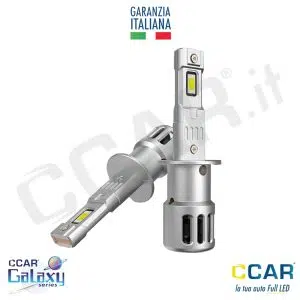 lampade fari luci lampadine led ultralumen h1 ccar forti potenti anabbaglianti abbaglianti faro parabola