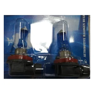 Coppia Lampade 12V H11 55W SUPER WHITE 6000K Base Pgj192
