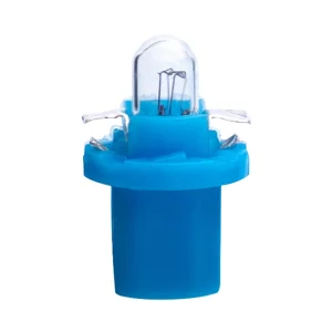 Lampada 12V 1,2W Vetro Con Base Azzurra Base BAX8.5d