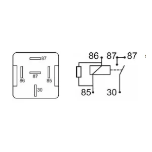 Relais CStaffa 12V 40Amp CResistenza ALT