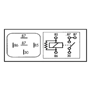 Relais CStaffa 12V 40Amp ALT