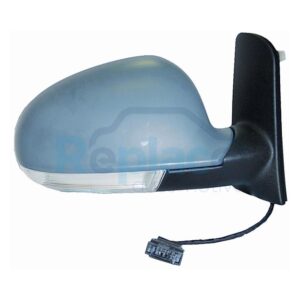 Retrovisore Elettrico Destro con Primer Termico Vetro Convesso Richiudibile Elettricamente con Fanalino Integrato Volkswagen Sharan (7M8/7M9/7M6) 1995>2010 - RE005790 - OE 7M3857508AJ01C