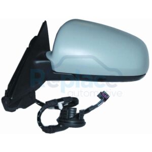 Retrovisore Elettrico Destro 7 PIN con Primer Termico Vetro Convesso Richiudibile Elettricamente Audi A3 (8P1/8PA) 2003>2008 (VERS. SPORTBACK) - RE005850 - OE 8P1858532L01C
