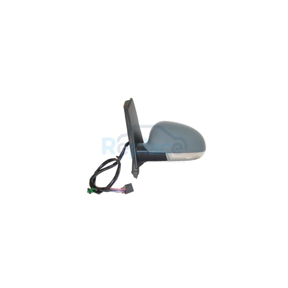 Retrovisore Elettrico Sinistro con Primer Termico Asferico Richiudibile Elettricamente con Fanalino Integrato con Luce di Cortesia Volkswagen Golf Plus (5M1/521) 2004>2009 - RE007420 - OE 5M1857507AS9B9 5M1857507AT9B9