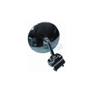 Retrovisore Cromato Tondo con Attacco (A MORSETTO) Fiat 500 F / L / R 1965>1975 - RE007570