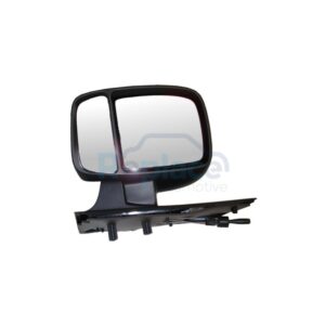 Retrovisore Meccanico Sinistro Nero 2 Vetri Vetro Convesso Citroën Jumpy (VF7) 2007>2016 - RE011130 - OE 8153K1
