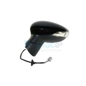 Retrovisore Elettrico Destro 8 PIN con Primer Termico Vetro Convesso Asferico Richiudibile Elettricamente con Fanalino Integrato Ford Fiesta (CB1/JHJD) 2008>2013 - RE013000 - OE 1753802