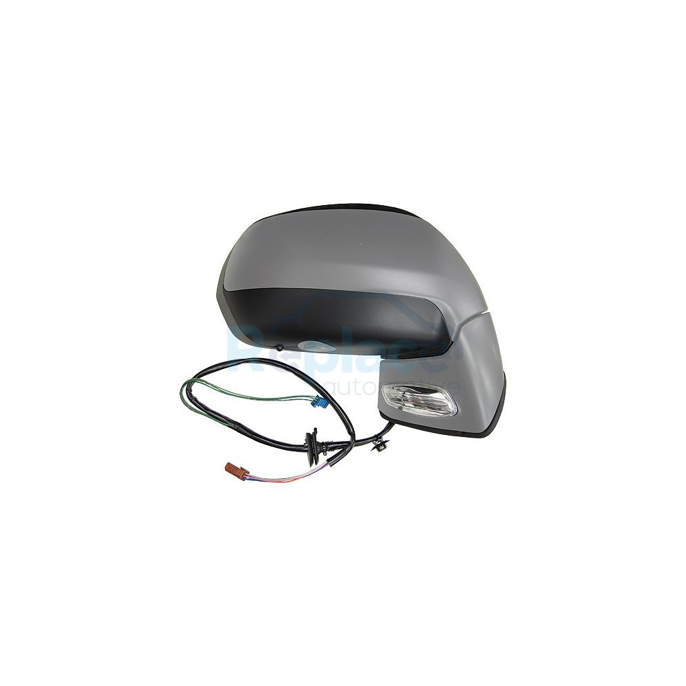 Retrovisore Elettrico Destro 9 PIN con Primer Termico Vetro Convesso con Fanalino Integrato con Luce di Cortesia con Sonda Citroën C4 PICASSO/GRAND Picasso (UD/UA) 2007>2014 - RE013640 - OE 8153G9