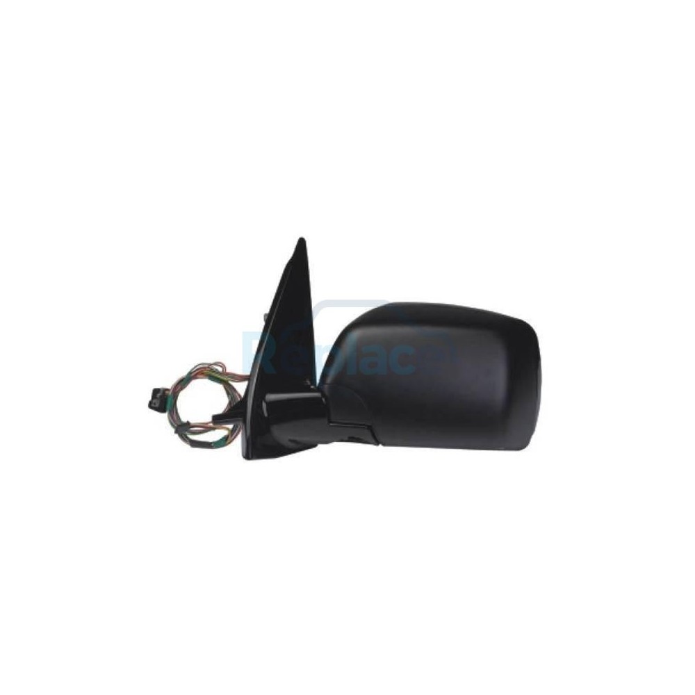 Retrovisore Elettrico Destro 14 PIN con Primer Termico Asferico Richiudibile Elettricamente con Luce di Cortesia con Memoria con Vetro (BLU) BMW X5 (E53) 2000>2007 - RE016130 - OE 51167039894 51167039898