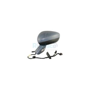 Retrovisore Elettrico Sinistro 9 PIN Base Cromata con Primer Termico Vetro Convesso Richiudibile Elettricamente con Fanalino Integrato Citroën C3 (SC) 2010>2013 - RE016360 - OE 8154AV