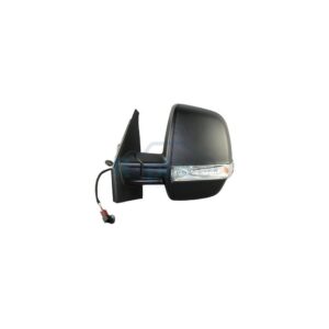 Retrovisore Meccanico Sinistro Nero Vetro Convesso con Fanalino Integrato Fiat Doblo (263) 2009>2015 - RE016510 - OE 735668178