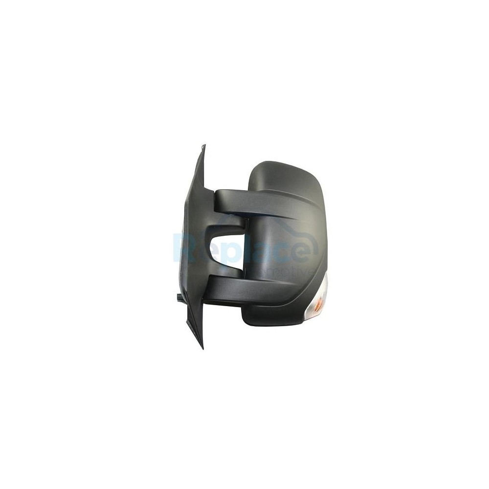 Retrovisore Manuale Sinistro Nero 2 PIN Vetro Convesso con Fanalino Integrato Nissan Interstar (X70) 2009>2021 - RE017420 - OE 9630200Q1K 93197499